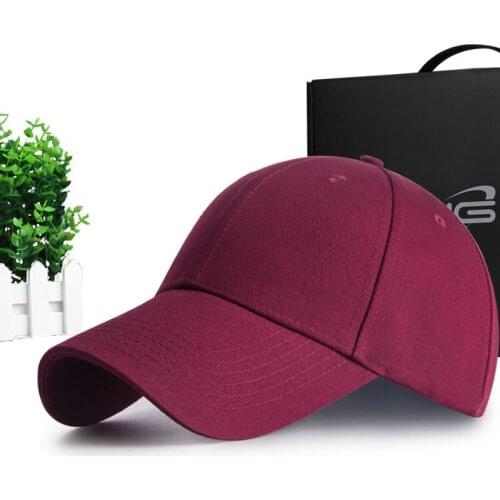 Cool Hockey Summer 2019 new cheap Cotton Pure color Unisex Women Men Baseball Caps Tennis hats in Sport Outdoor Running cap