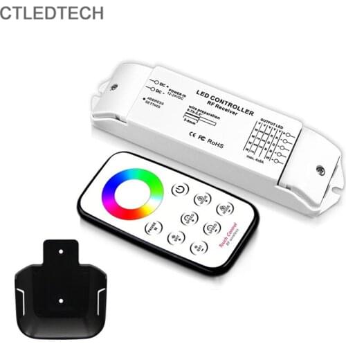 New T3+R4 RGB 3Color Remote Control Wireless Dimming Discolor Controller RF RGB Controller for LED 12V24V RGB Strip Light