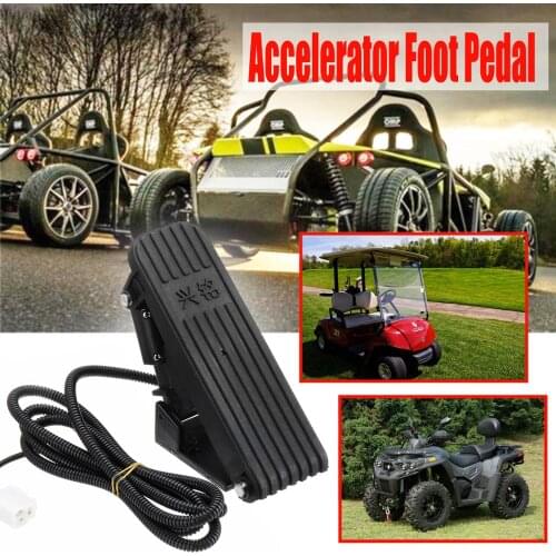 Foot Throttle Speed Control Accelerator Pedals For Electric Scooter Golf Cart ATV Quad Pit Bike