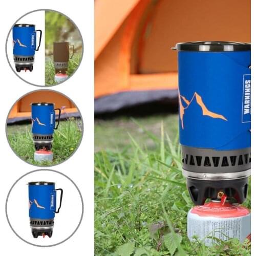 Good Sealing Practical Fast-acting Camping Gas Stove Adjustable Camping Propane Stove Compact for Backpacker