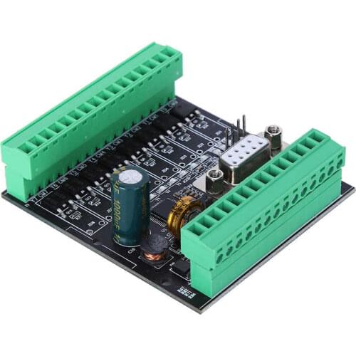 PLC Industrial Control Board FX1N/2N-6MR/T/10/14/20MR/T WS2N-20MT-232-S(C) Programmable Control Board