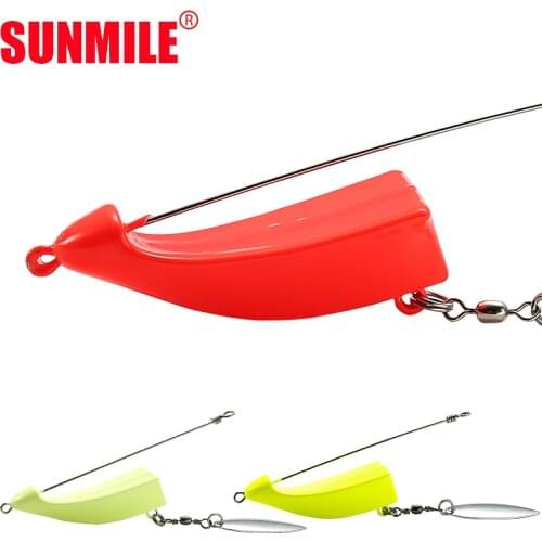 SUNMILE SPEEDBOAT Fishing Jig Head for Soft Lure Saltwater Swim Bait ,Lead Head Hook 40g 60g 80g 100g 120g 150g Sea Fishing Lure