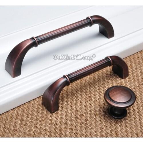 10PCS Retro European Antique Kitchen Cabinet Pulls Handles Cupboard Wardrobe Drawer Cabinet Door Handles Furniture Hardware