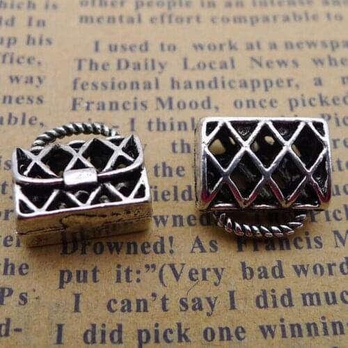 25pcs 12*13mm Antique Silver Money Bag Charms For DIY Jewelry Finding