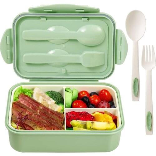 Bento Boxes Lunch Containers Lunch Boxes 3 Compartments Outdoor Tableware Camping Cookware
