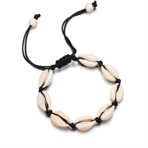 Shell Bracelet Natural Summer Beach Bohemia Shell Bracelet Lady Girl Friends Gift Jewelry