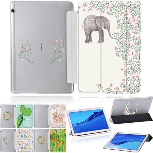Case for Funda Tablet Huawei MediaPad T3 10 9.6"/MediaPad T5 10 10.1" PU Leather Stand Cover