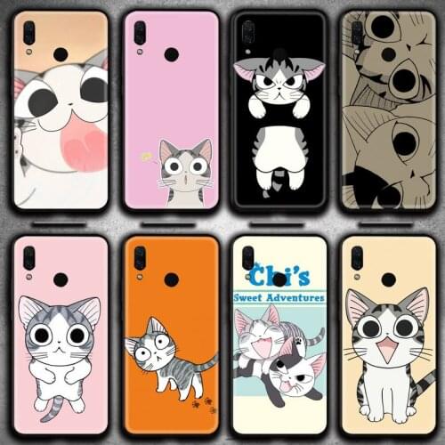 Anime Cartoon Chis Sweet Home Cat Phone Case Huawei Y6P Y8S Y8P Y5II Y5 Y6 2019 P Smart Prime Pro