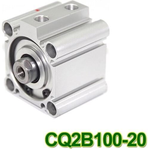 CQ2B100-20 SMC Type CQ2B series 100mm bore 20mm stroke Double Action thin Pneumatic Compact Cylinder cq2b100*20 cq2b 100-20