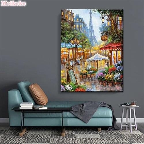 DIY 5D Diamond Mosaic scenery Tower handmade Diamond Painting Cross Stitch Kits Embroidery Patterns Rhinestones Crafts
