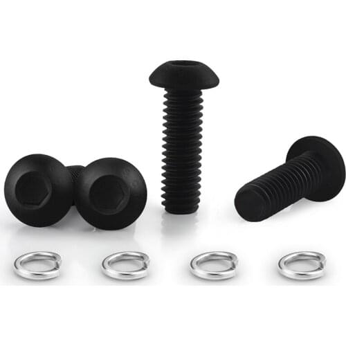 Jeep Wrangler JK TJ YJ Screws Car License Plate Screw Bolts Durable Lengthen Cars Nut Windshield Brackets Extension Screws