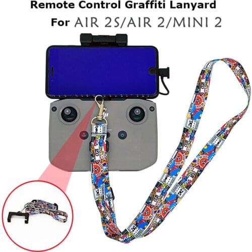 Flexible ABS Remote Controller Lanyard Hanging Strap Replacement Accessories for DJI MAVIC AIR 2S/2 MINI 2 Drone