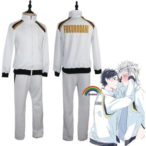 Haikyuu Season 4 Fukurodani Academy Cosplay Costume Akaashi Keiji Kotaro Bokuto Jacket+Pants Uniform Volleyball Team Sportswear
