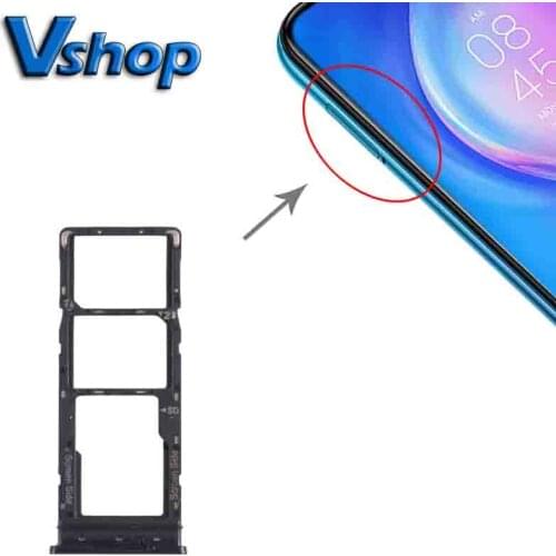 SIM Card Tray + SIM Card Tray + Micro SD Card Tray for Tecno Spark 5 Air KD6a Mobile Phone SIM Card Socket Replacement Parts