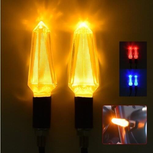 Motorcycle Turn Signal Lights Indicator Transparent LED Flasher For Suzuki Bandit 650S B-KING BURGMAN 400 GT250 GT550