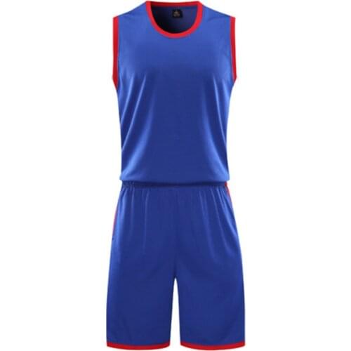 Mens Basketball Jersey Men Basketball Uniform Set with Shorts