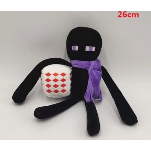 New Enderman Wear a scarf cotton plush toys cute Home Decor Living Room Sofa Seat toy minecrafte game fans birthday gift