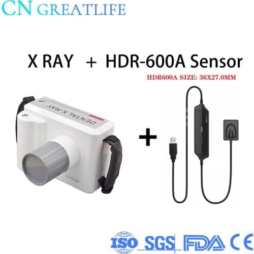 New High Frequency Portable Dental X Ray Machine Dental RVG Sensor X-ray with HDR 500A Sensor