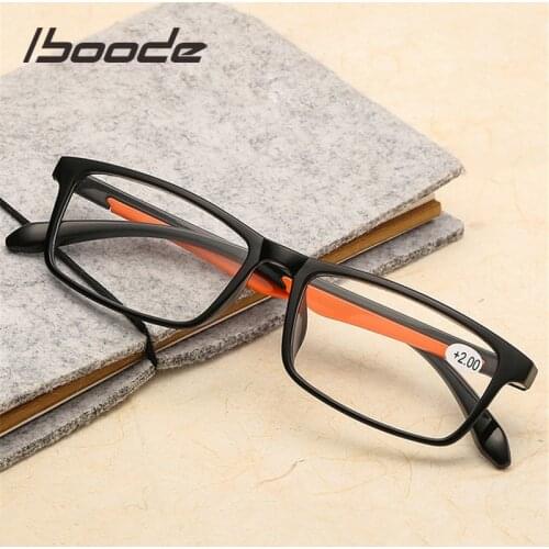 Iboode TR90 Ultralight Women Men Reading Glasses Retro Clear Lens Presbyopic Glasses Female Male Reader Eyewear +1.5 2.0 3.0 4.0