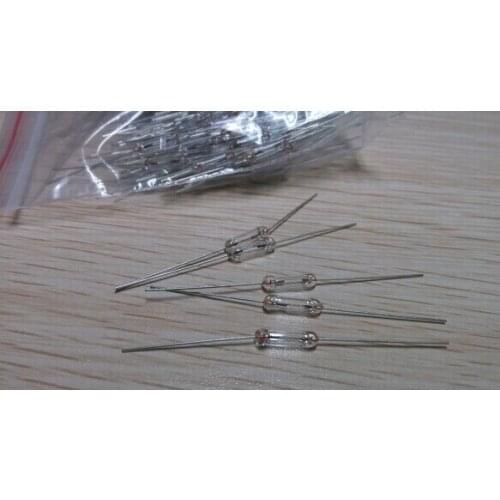 100pcs 3*10mm 1A Axial fast glass fuse with lead wire 3*10 1A New and original Free shipping