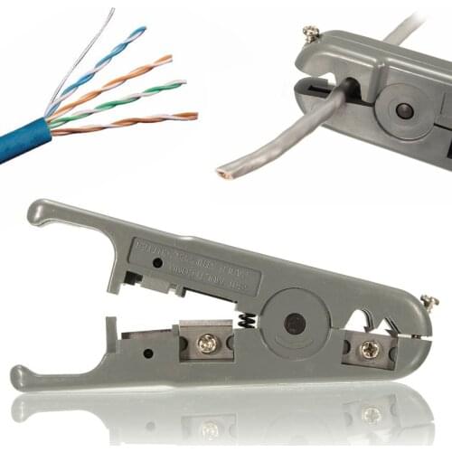 RJ45 RJ11 CAT6 CAT5 Punch Down Network LAN UTP Cable Stripper Cutter Plier