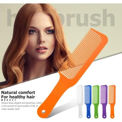 Professional Wavy Teeth Salon Barber Anti-static Hairdressing Combs Styler Cutting Clipper Hair Detangling Comb