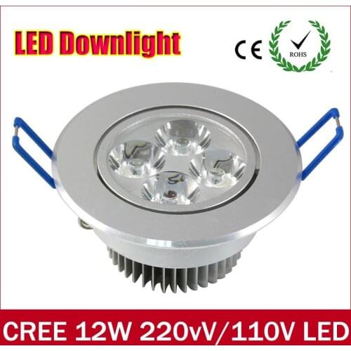 LED Spotlight 9W 12W 15W Epistar LED Recessed Cabinet Wall Spot Down light Ceiling Lamp Cold Warm White For Home Lighting zk50