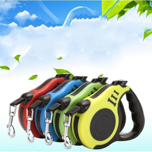 Retractable Automatic Telescopic Rope Dog Leash Training Puppy Extending Traction Rope Walking Leashes Dog Collar 3m/5m