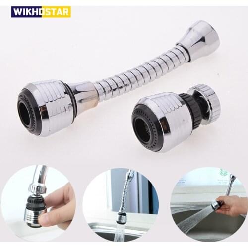 WIKHOSTAR 360 Rotatable Faucet Extender Water Saving High Pressure Nozzle Filter Water Tap Water Filter Kitchen Accessories