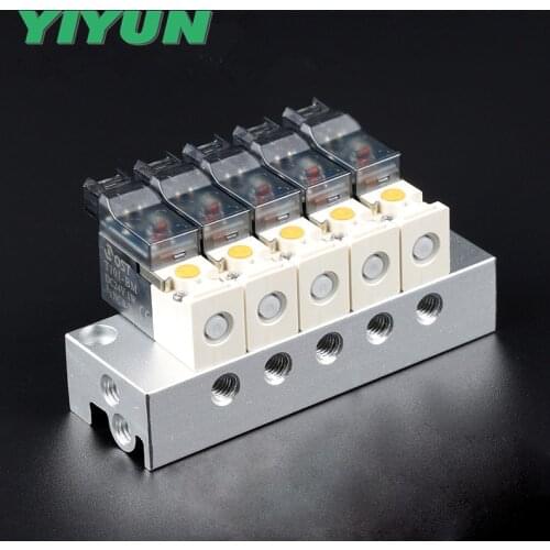 YIYUN High frequency 10mm Miniature solenoid valve L M G type Life 100 million SMC type coil