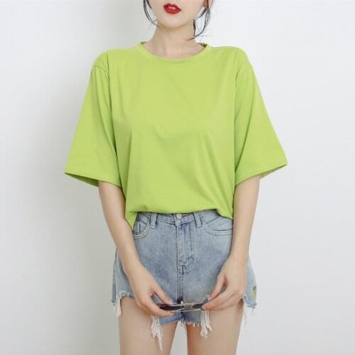 2020 Women Shirt Fashion T-Shirt Khaki Tees short sleeve