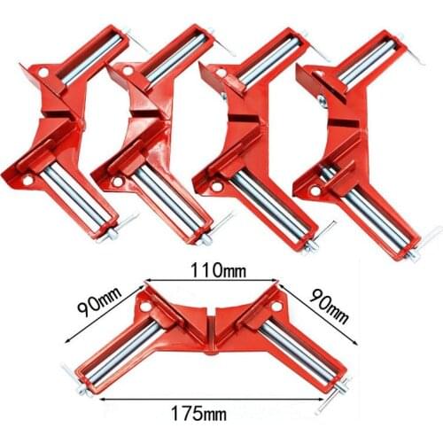 4pcs Style 90 Degrees Angle Clamp Right Angle Woodworking Frame Clamp DIY Glass