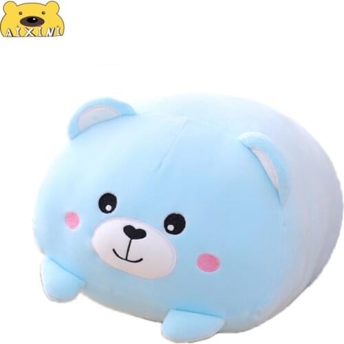 AIXINI 90cm Animal Sweet Pig Cat Bear Plush Toy Soft Cartoon Panda Hamster Elephant Deer Dinosaur Stuffed Doll Baby Pillow Gift