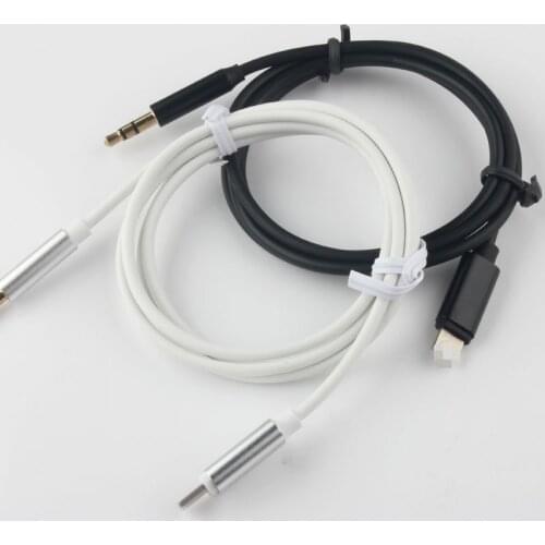 Car Audio Cable Lightning To 3.5mm Jack Aux Audio Headphone Cable Car Converter for 7 8plus11Pro XS Max Car Aux Cable