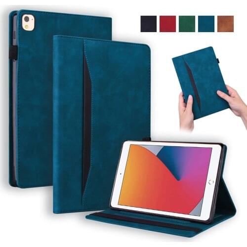For iPad 8th 7th 6th Generation Case Luxury Leather Wallet Tablet Funda For iPad 9.7 10.2 Case For iPad 8 7 6 5 Air 3 2 1 Coque