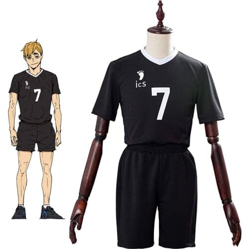 Haikyuu!! To the Top Inarizaki High School Shinsuke Kita Atsumu Miya Rintaro Suna Osamu Miya No.1 7 10 11 Jersey Cosplay Costume