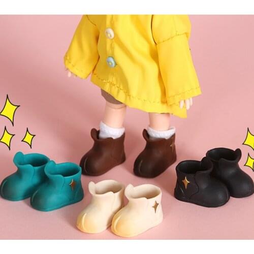 HOUZIWA New Doll Accessories Rain Boots Gsc YMY OB11 Doll Shoes