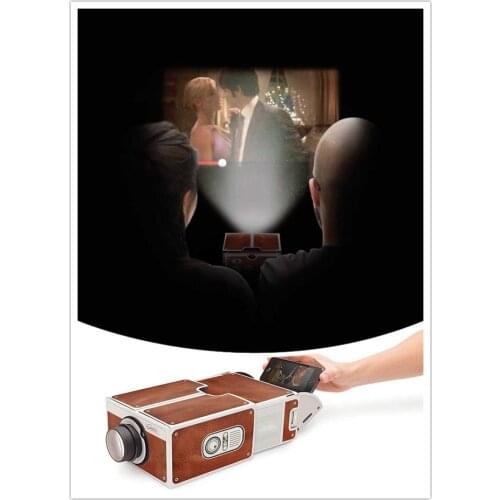 Second Generation Compact DIY Smart Phone Digital Home Theater Entertainment Projector Easy Installation