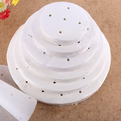 100/300/500pcs Round Hollow out Baking Paper Circle Parchment Paper Liner BBQ Patty Hamburger Paper Cake Non-Stick Baking Tools