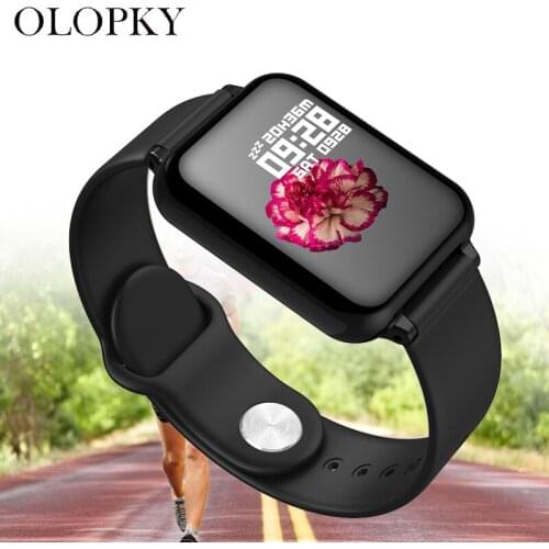 New Women Men Sport Smart Watch Blood Pressure Waterproof Smartwatch IP68 LED Color Screen Heart Rate Smart Watch for Iphone IOS