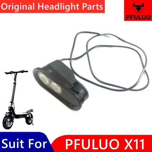Original Headlight Parts For PFULUO X-11 KickScooter Smart Electric Scooter Foldable Skate Hover Board Front Light Accessories