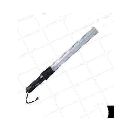 White Copious Traffic Baton Road Warning Bar Staff Glow Stick Lifesaving Stick