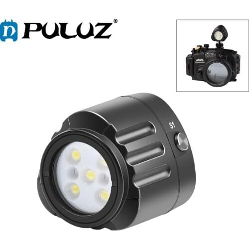 PULUZ 40m/60m Underwater LED Photography Fill Light Diving Light For GoPro HERO9 Black/HERO8 Black/HERO7/6/5/5 Session/4 Session