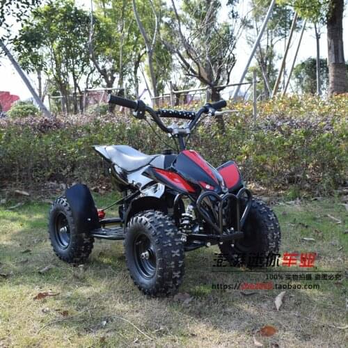 New 49CC Motorcycle Two-stroke Four-wheel Beach Rear Disc Brake System Anti-skid Tires Electric Go Karts