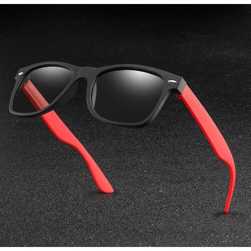 Photochromism Outdoor Hiking Sunglasses Polarized Men Women Driving Windproof Polaroid Sun Glasses Square Frame Anti-UV400