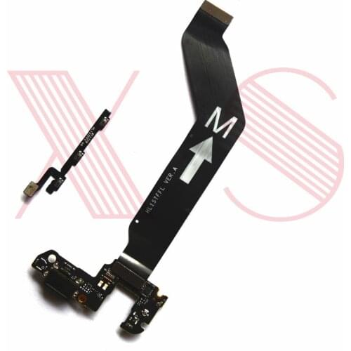 Power volume switch main mother board USB charging charger board connector port flex cable For Huawei Honor 9 Premiu Honor9