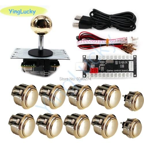 High-quality diy arcade kit joystick kit with zero-delay encoder for Raspberry Pi 4 MAME entertainment coin-operated amusement