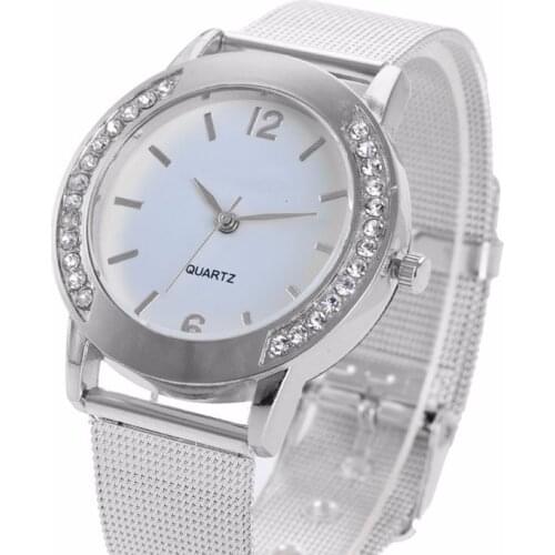 2020 Luxury Watches Women Crystal Golden Brand Stainless Steel Bracelet Analog Quartz Wrist Watch Dress Clock Relogio Feminino