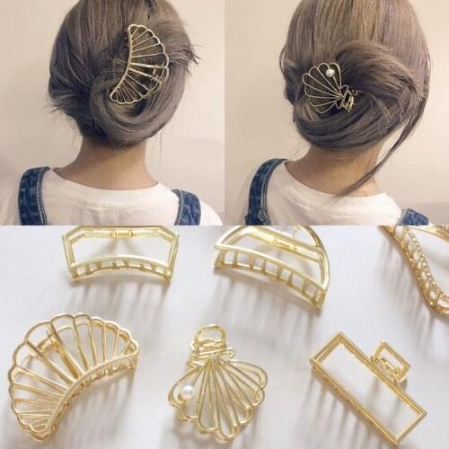 RE Ladies multi-shaped large hair claw clamps hair clip star butterfly bow claws clamp headpiece accessories G40