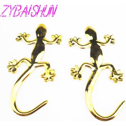 ZYBAISHUN 3D Gecko Car Badge Emblem Stickers for Skoda Octavia Fabia Rapid Superb Yeti Roomster